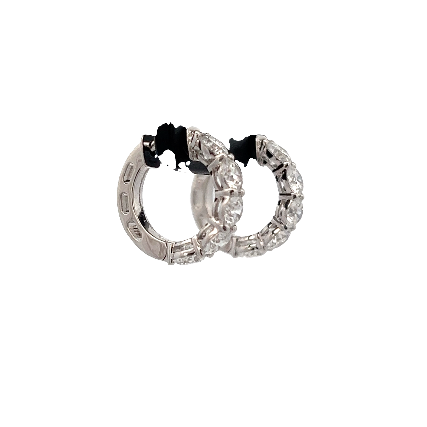 Diamond Huggy Earrings