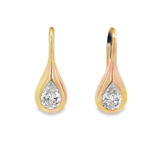 Pear Diamond Earrings