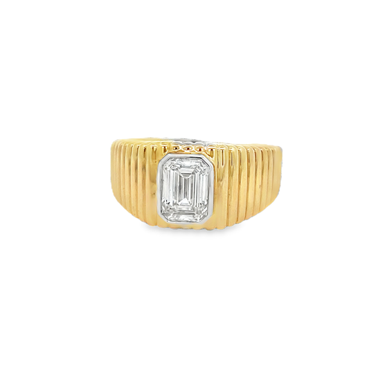 Emerald Diamond Fashion Ring