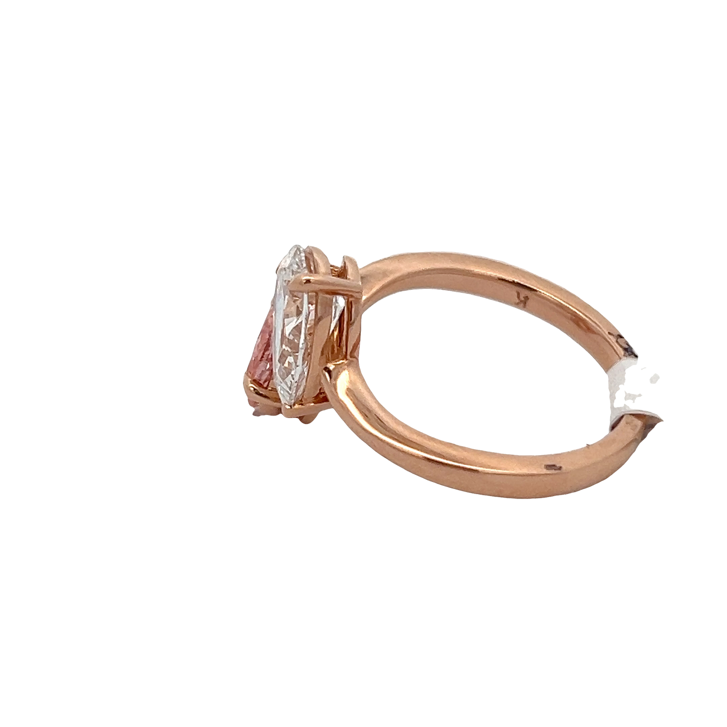 Oval and Pear Shape Fashion Ring