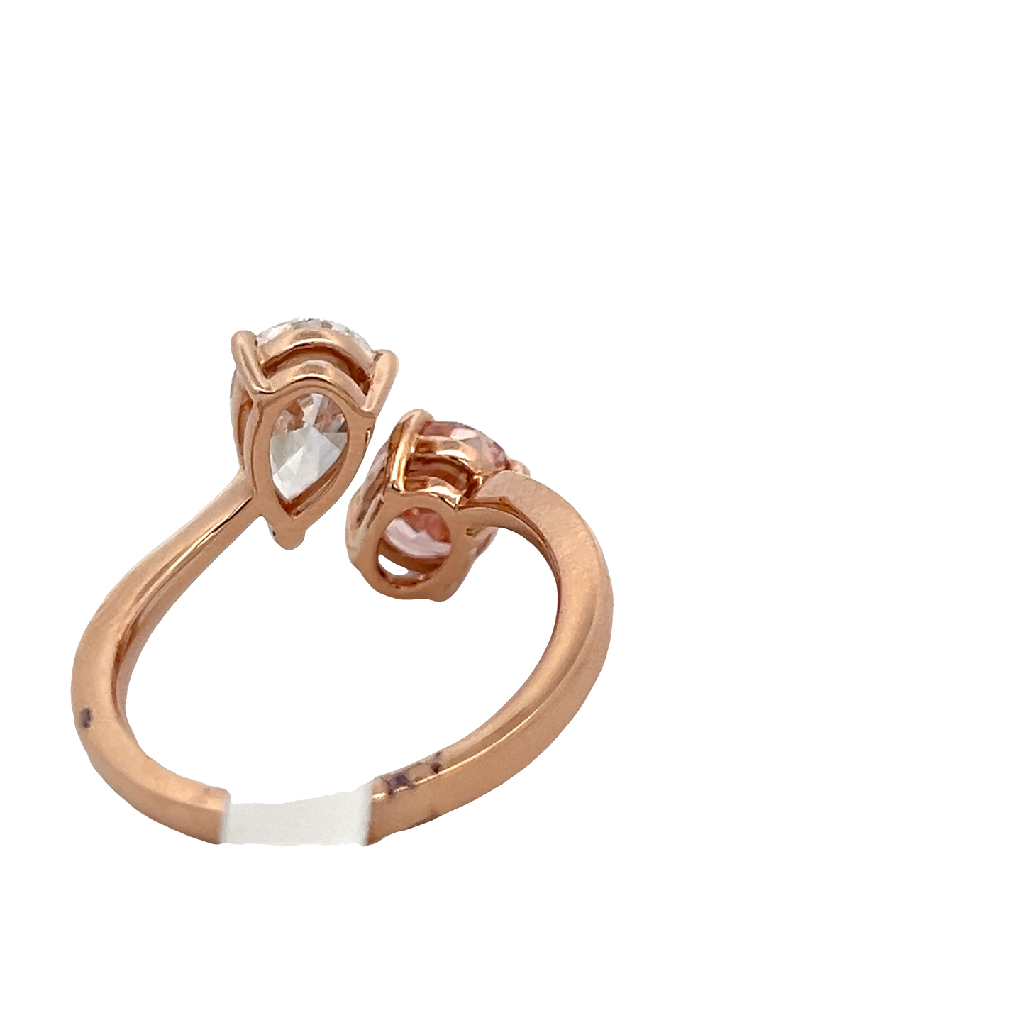 Oval and Pear Shape Fashion Ring