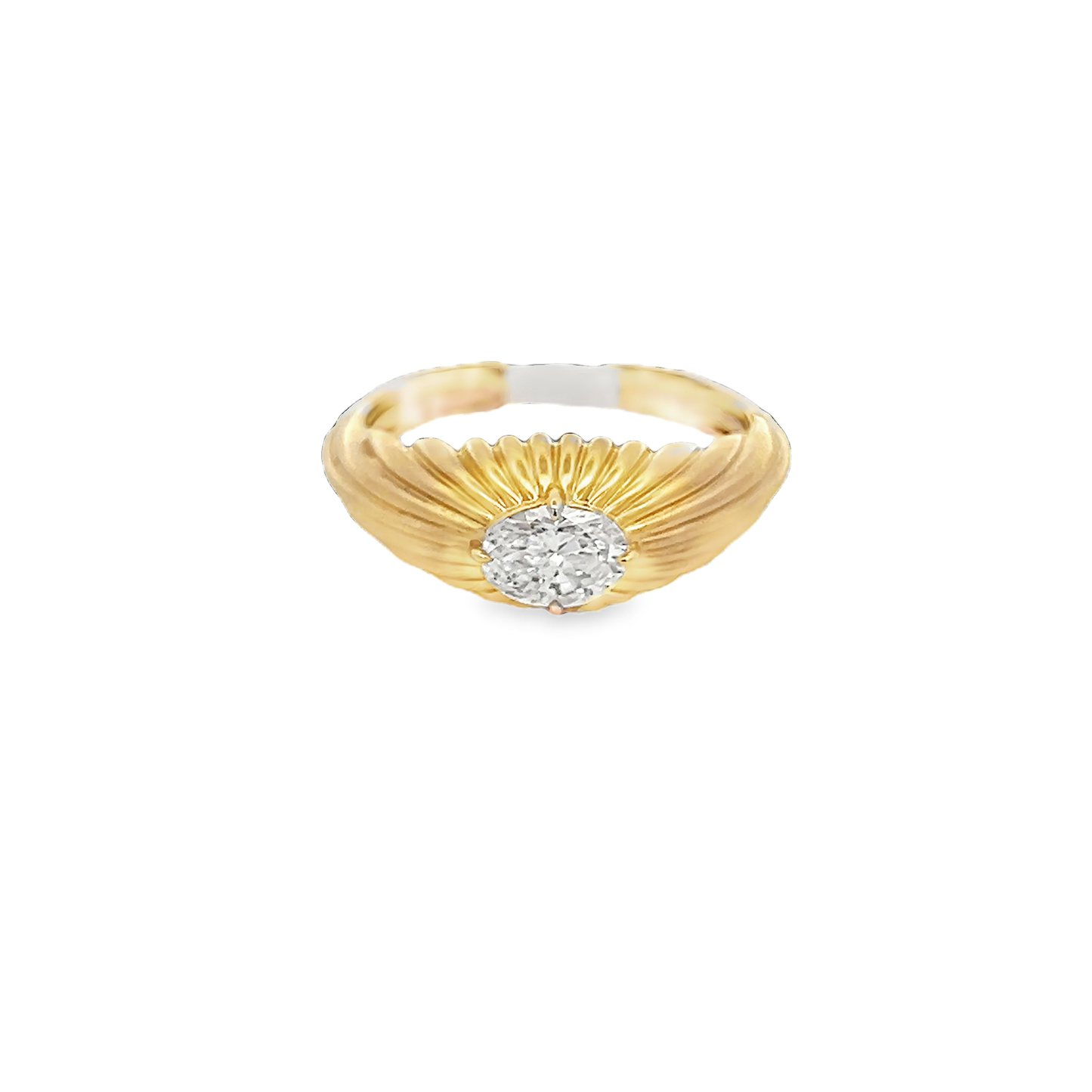 Oval Diamond Fashion Ring