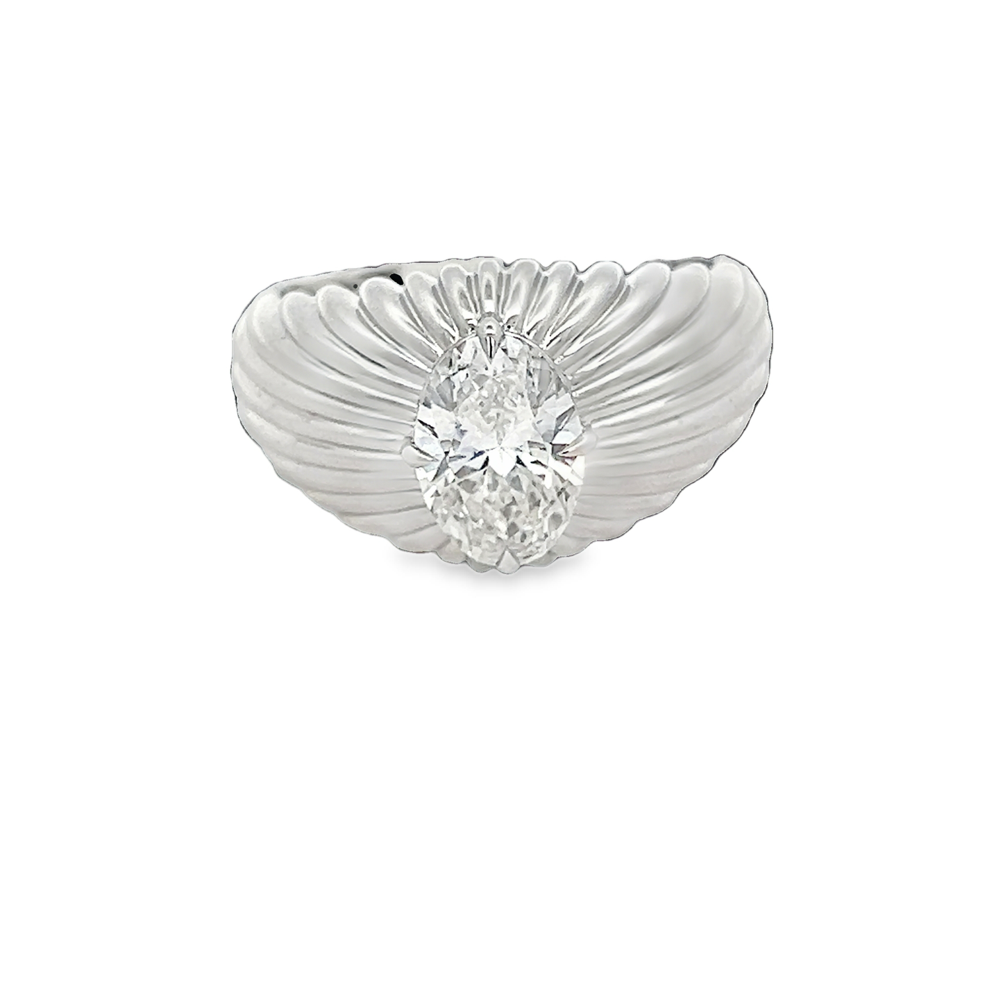 Oval Diamond Fashion Ring