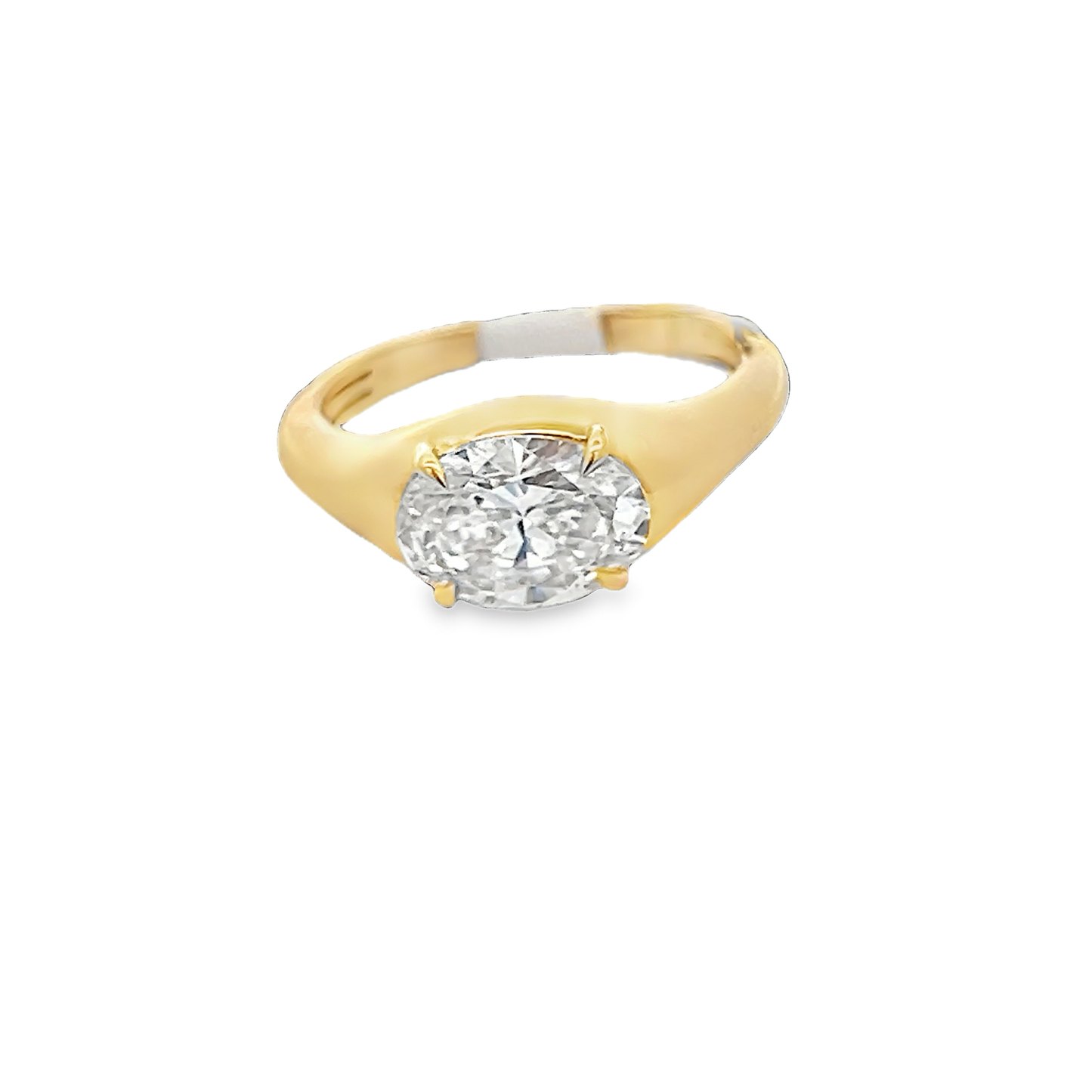 Oval Diamond Fashion Ring