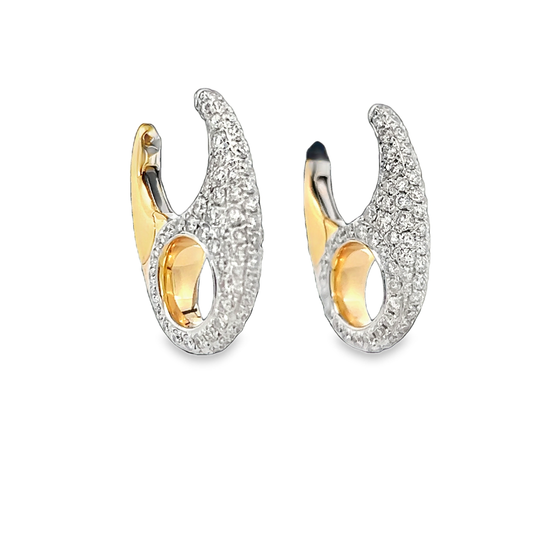 Diamond Gucci Link Earrings