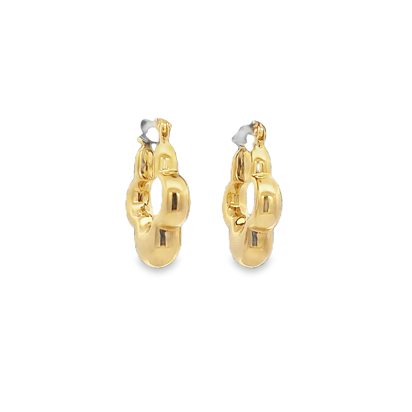 Clover Hoop Earrings