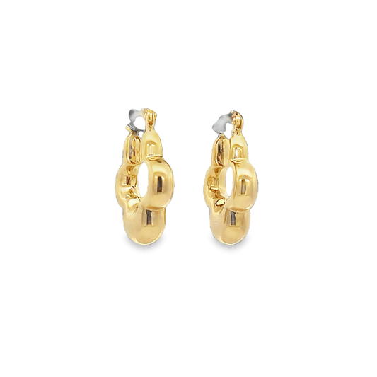 Clover Hoop Earrings