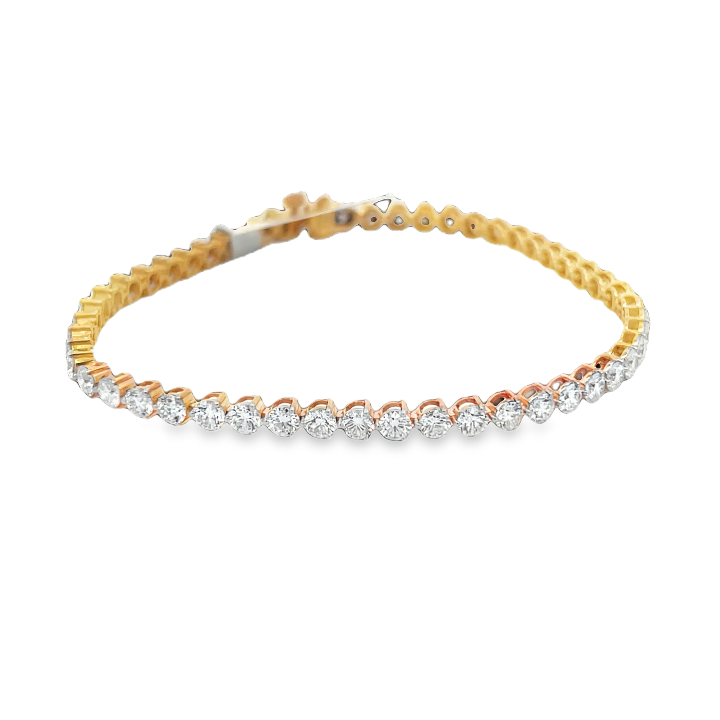 Yellow Gold Tennis Bracelet