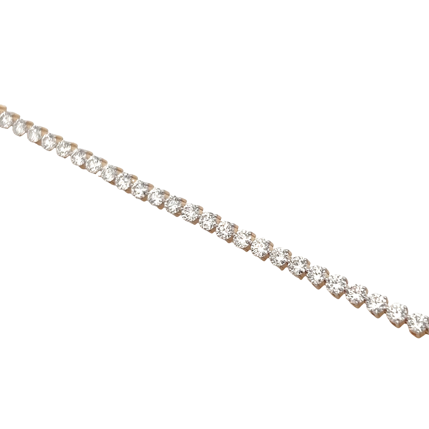 Yellow Gold Tennis Bracelet