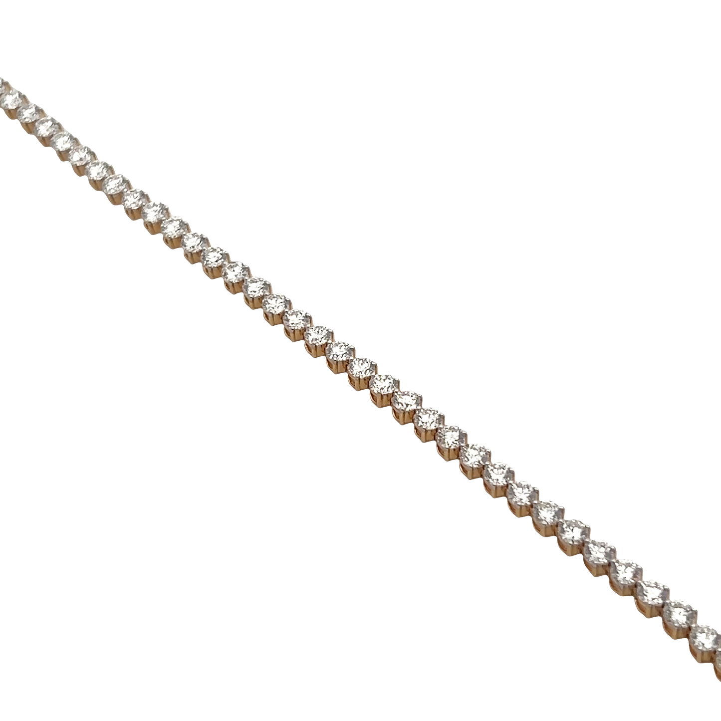 Yellow Gold Tennis Bracelet