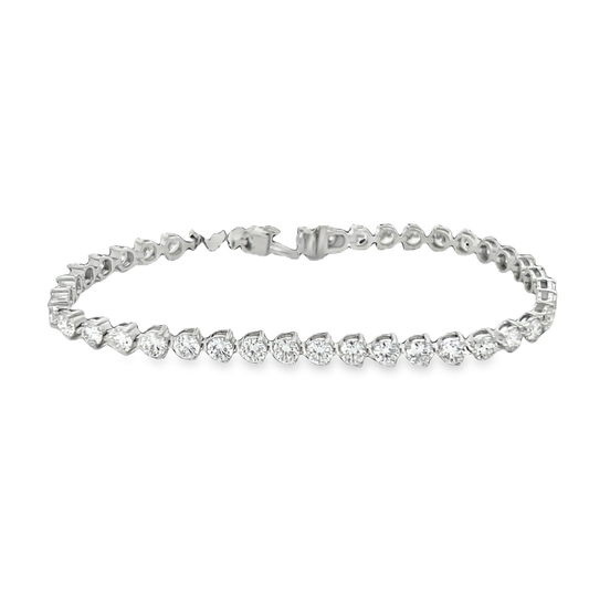 White Gold Tennis Bracelet