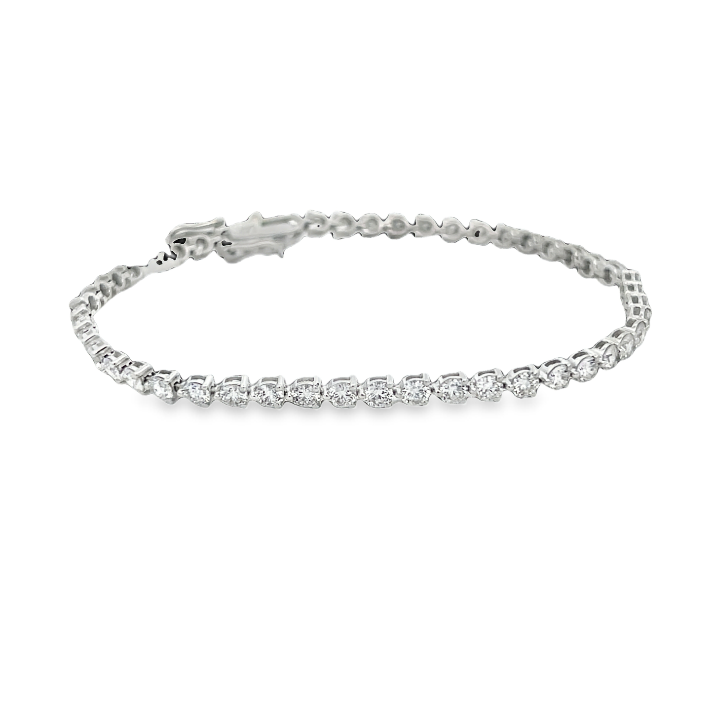 White Gold Tennis Bracelet