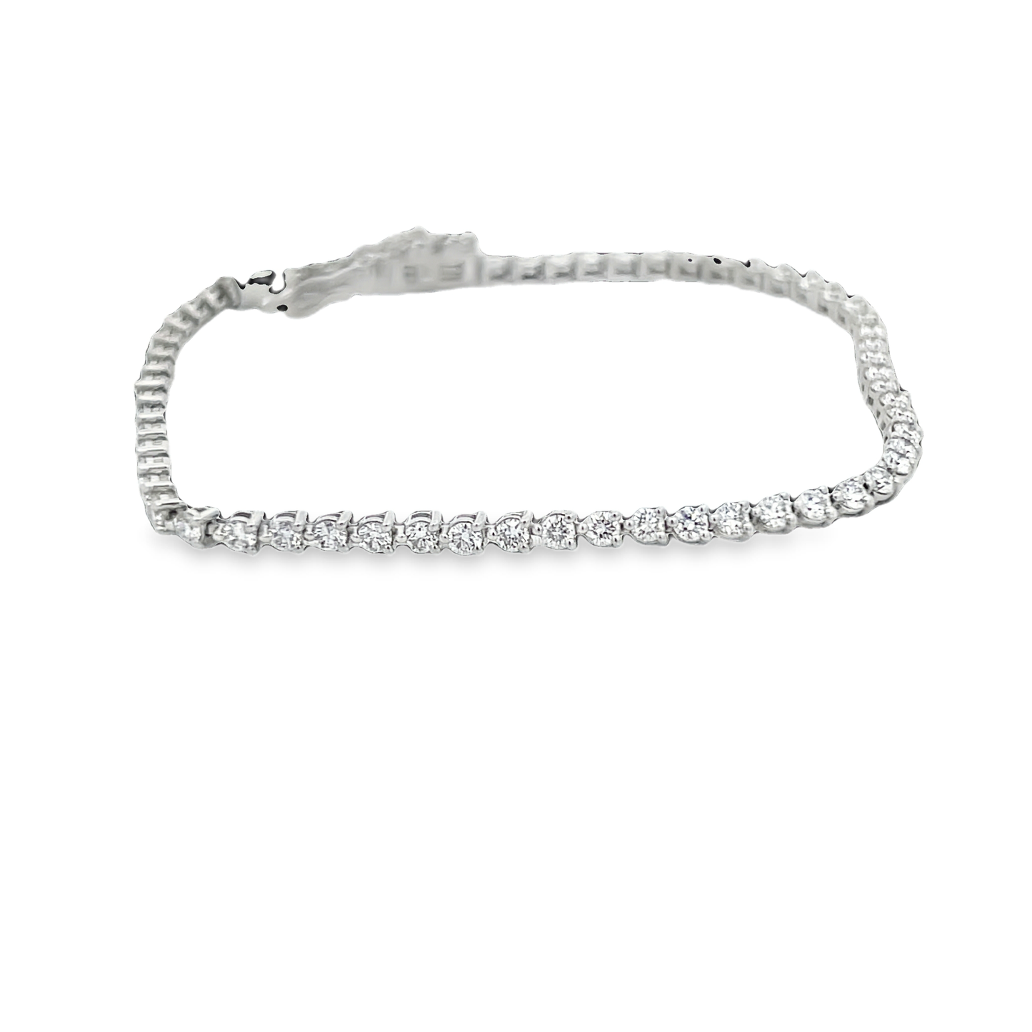 White Gold Tennis Bracelet