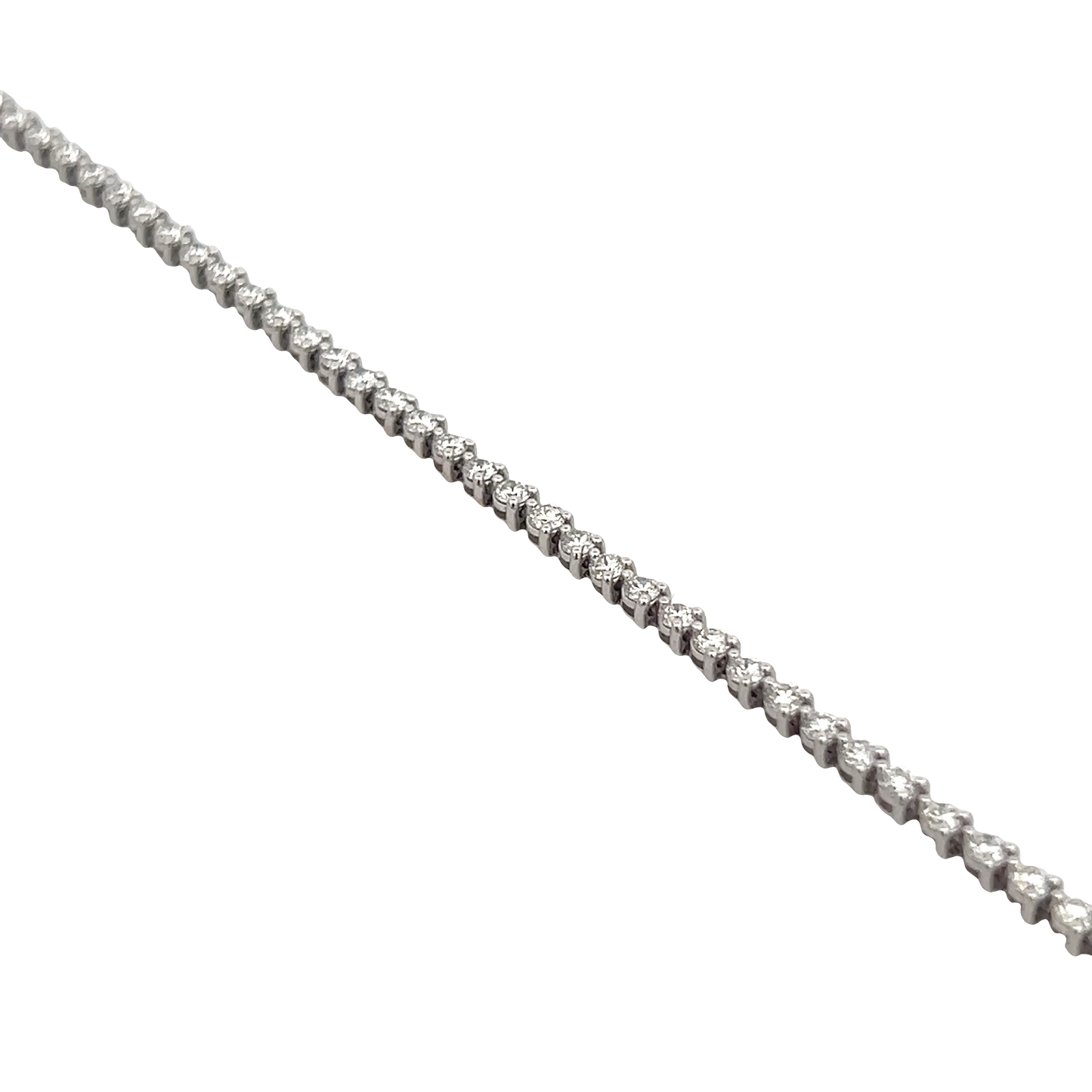 White Gold Tennis Bracelet