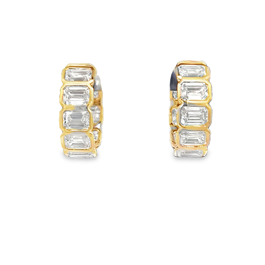 Diamond Huggy Earrings