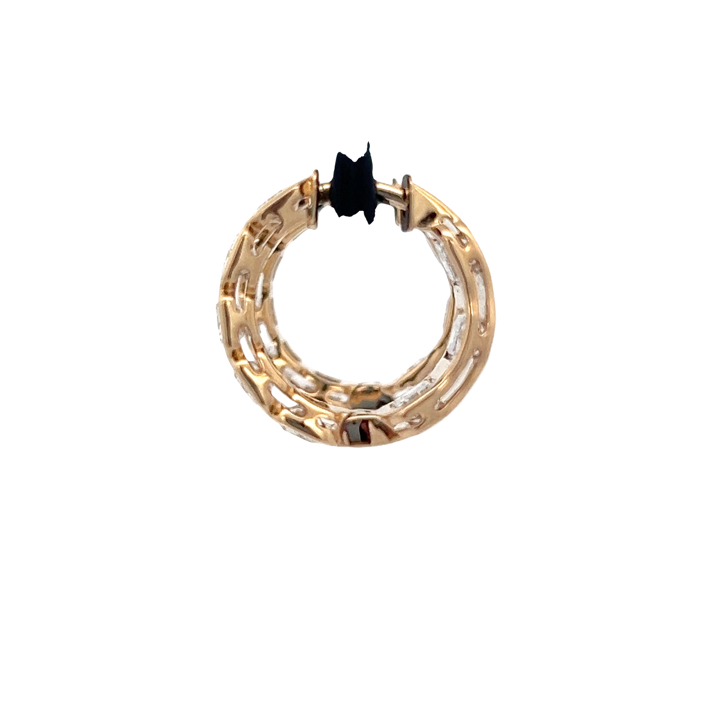 Diamond Huggy Earrings