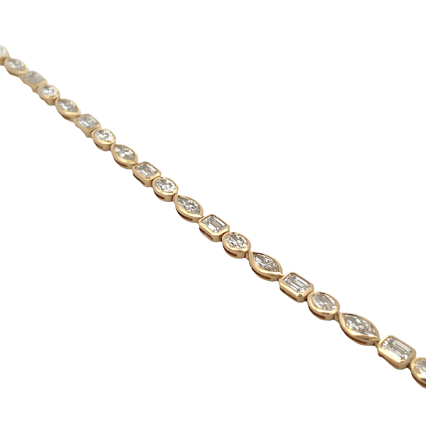 Bezeled Tennis Bracelet