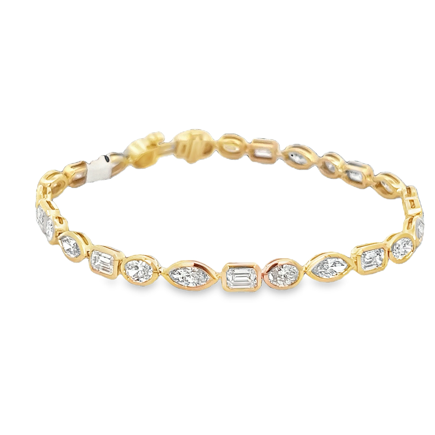 Bezeled Tennis Bracelet
