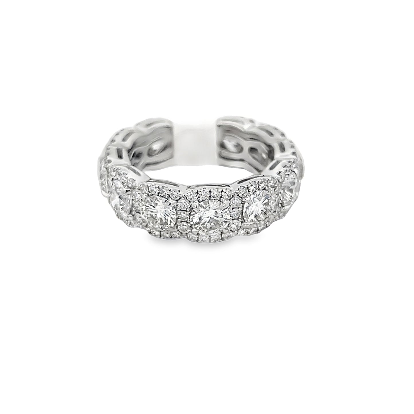 Eternity Halo Wedding Band