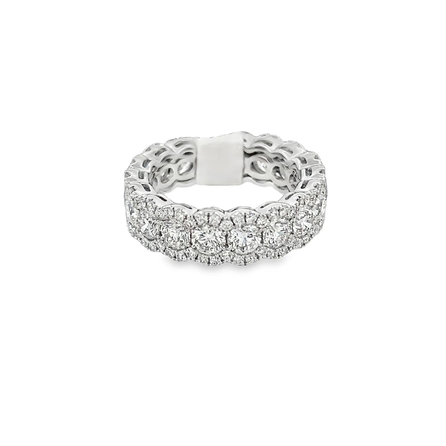 Eternity Halo Wedding Band