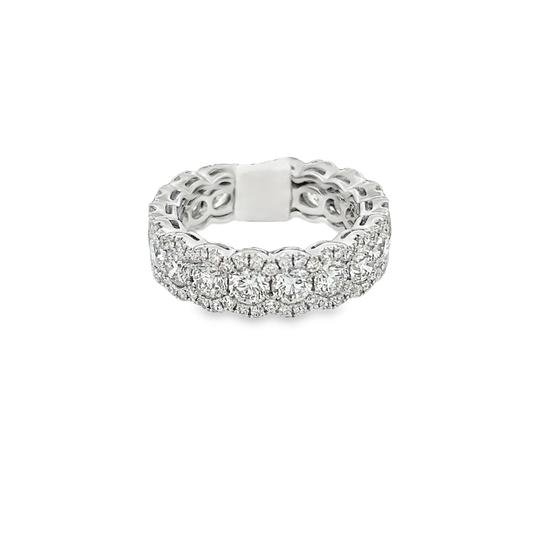 Eternity Halo Wedding Band