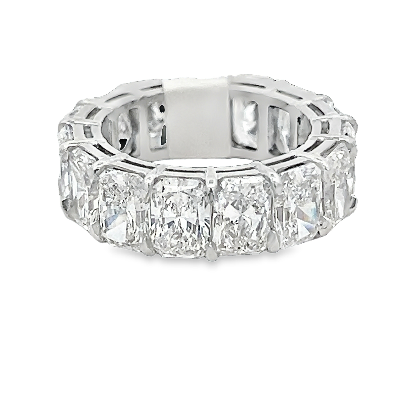 Radiant Diamond Wedding Band