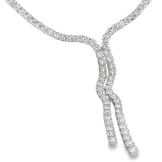 Diamond Lariat Necklace