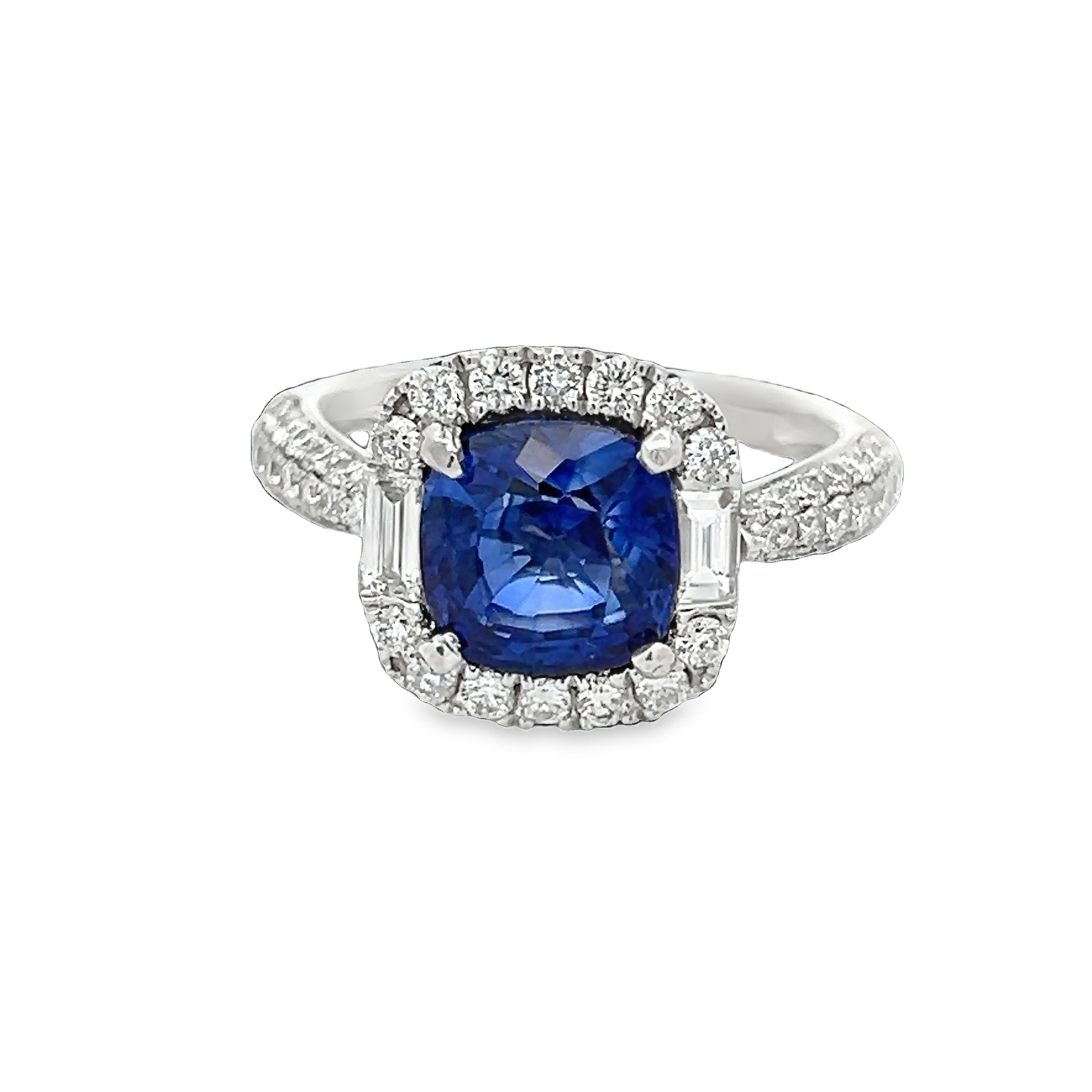 Sapphire Diamond Ring