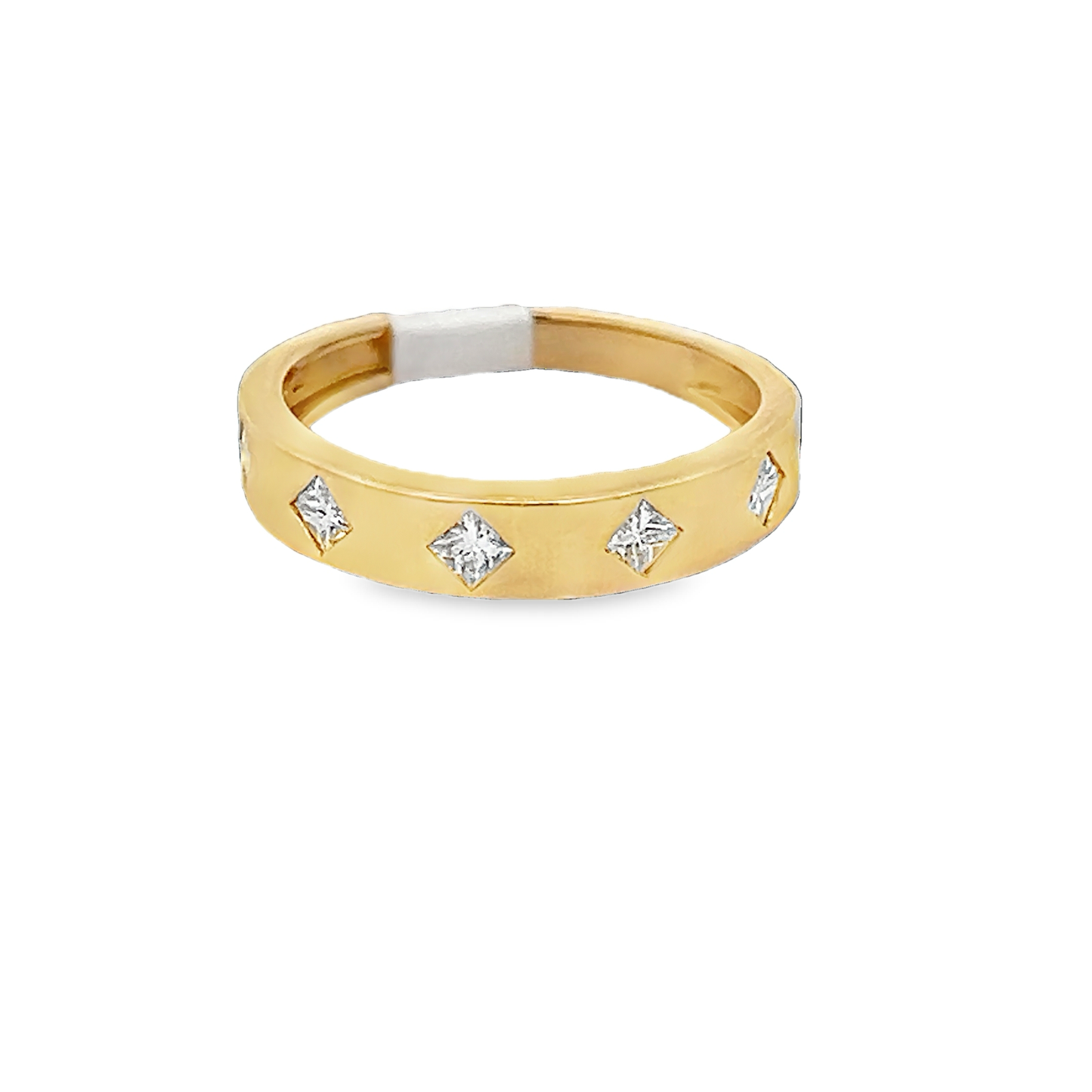 Fashion Ring with Princess Diamonds