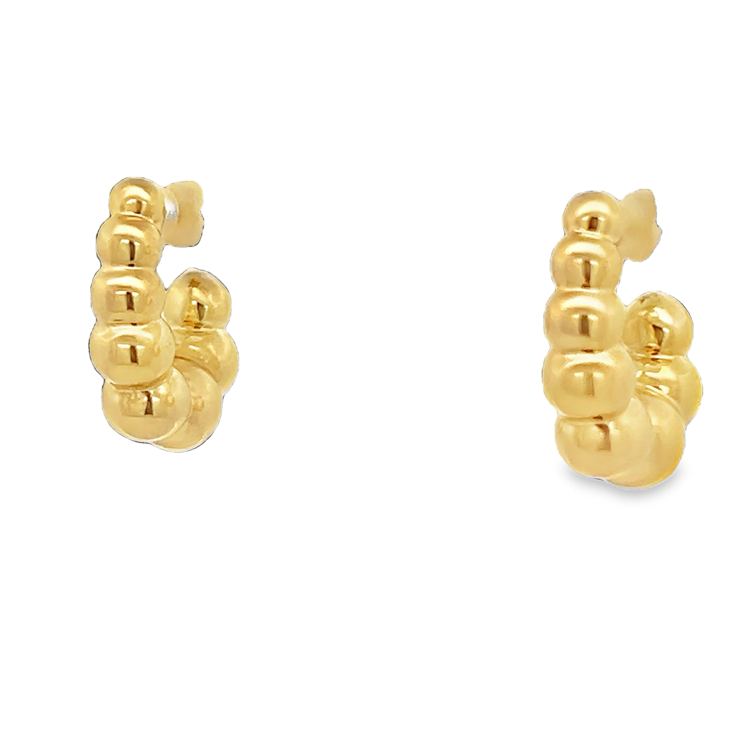 Ball Hoop Earrings