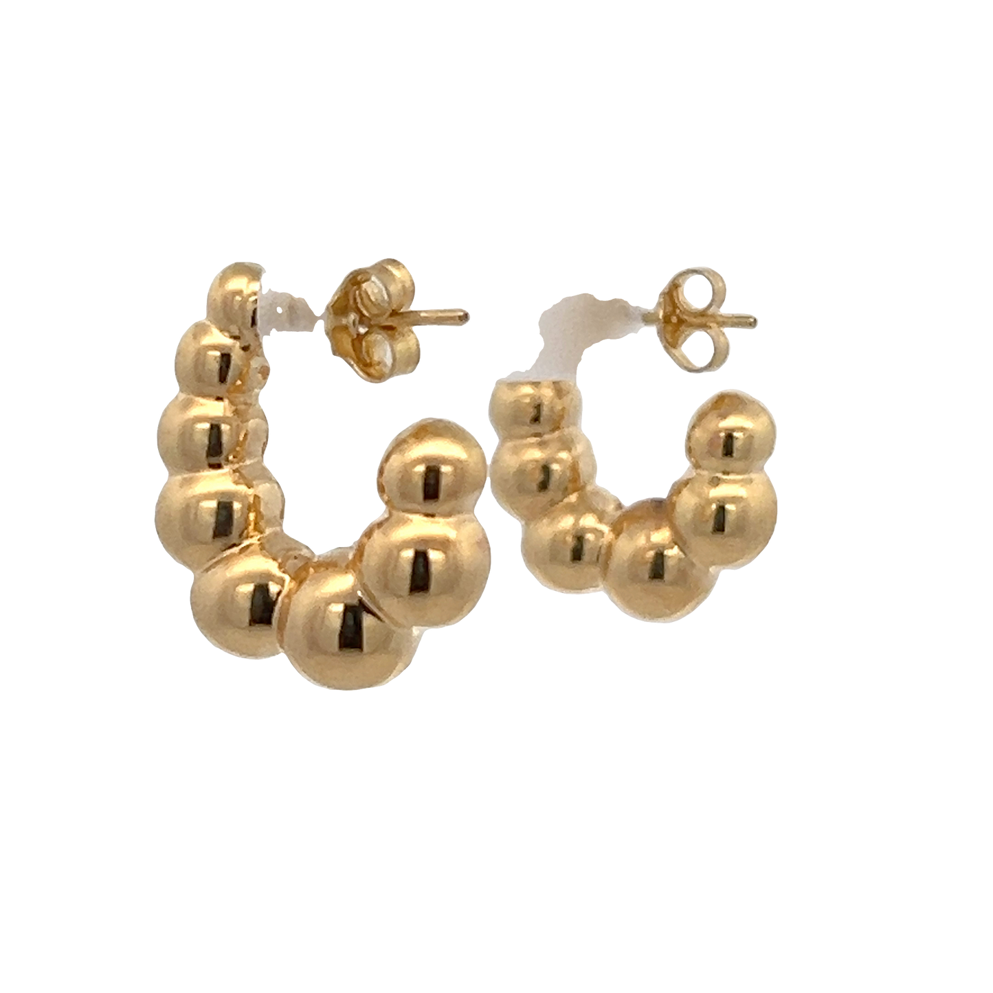 Ball Hoop Earrings