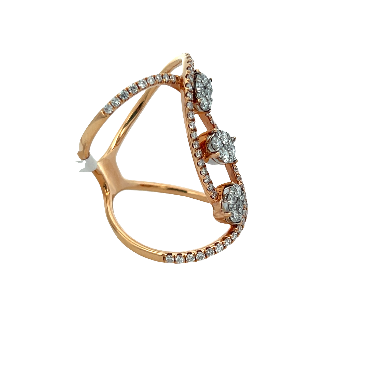 Three Diamond Fashion Ring