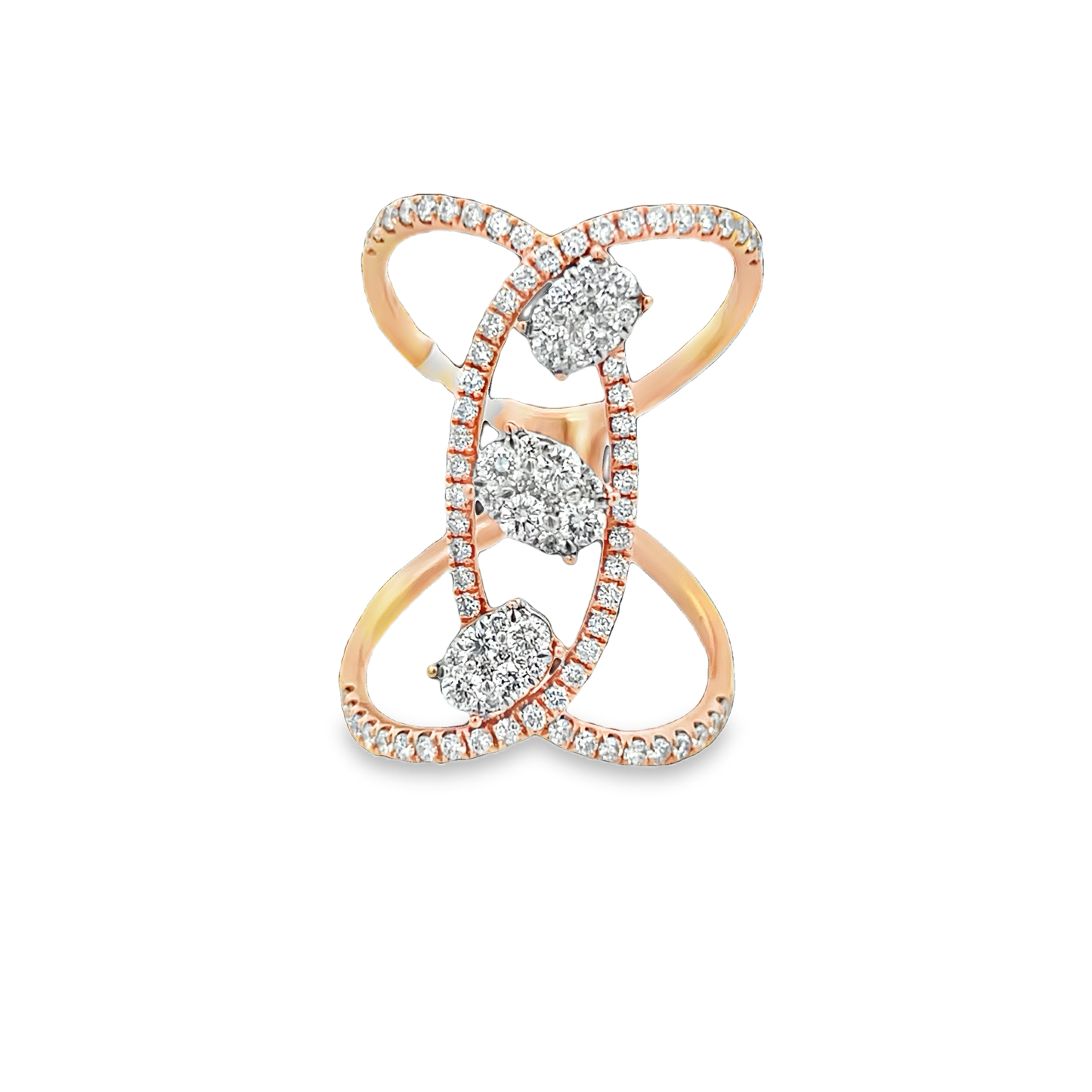 Three Diamond Fashion Ring