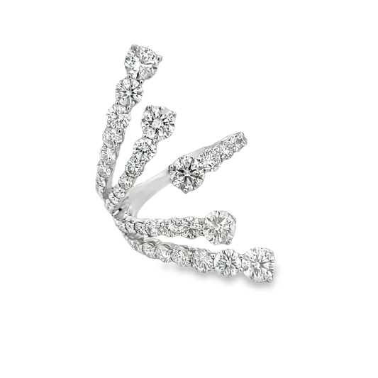 Fashion Ring with Round Diamonds