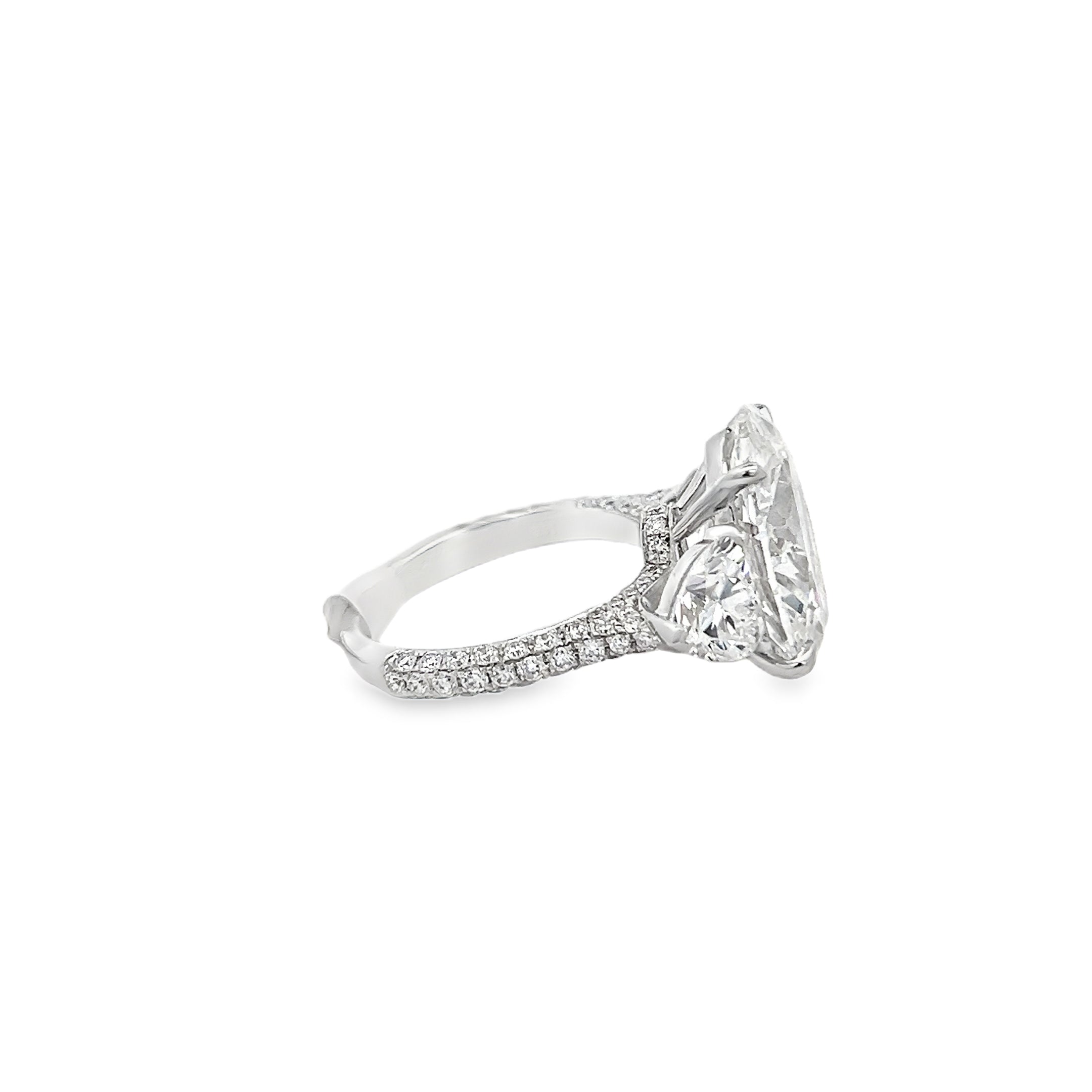 3 Stone Diamond Engagement Ring