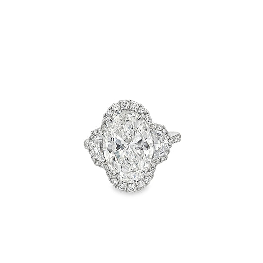 3 Stone Diamond Engagement Ring