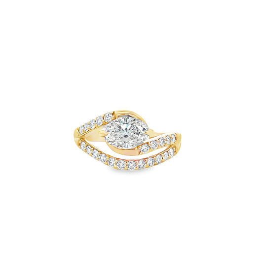 14Kt YG Diamond Fashion Ring