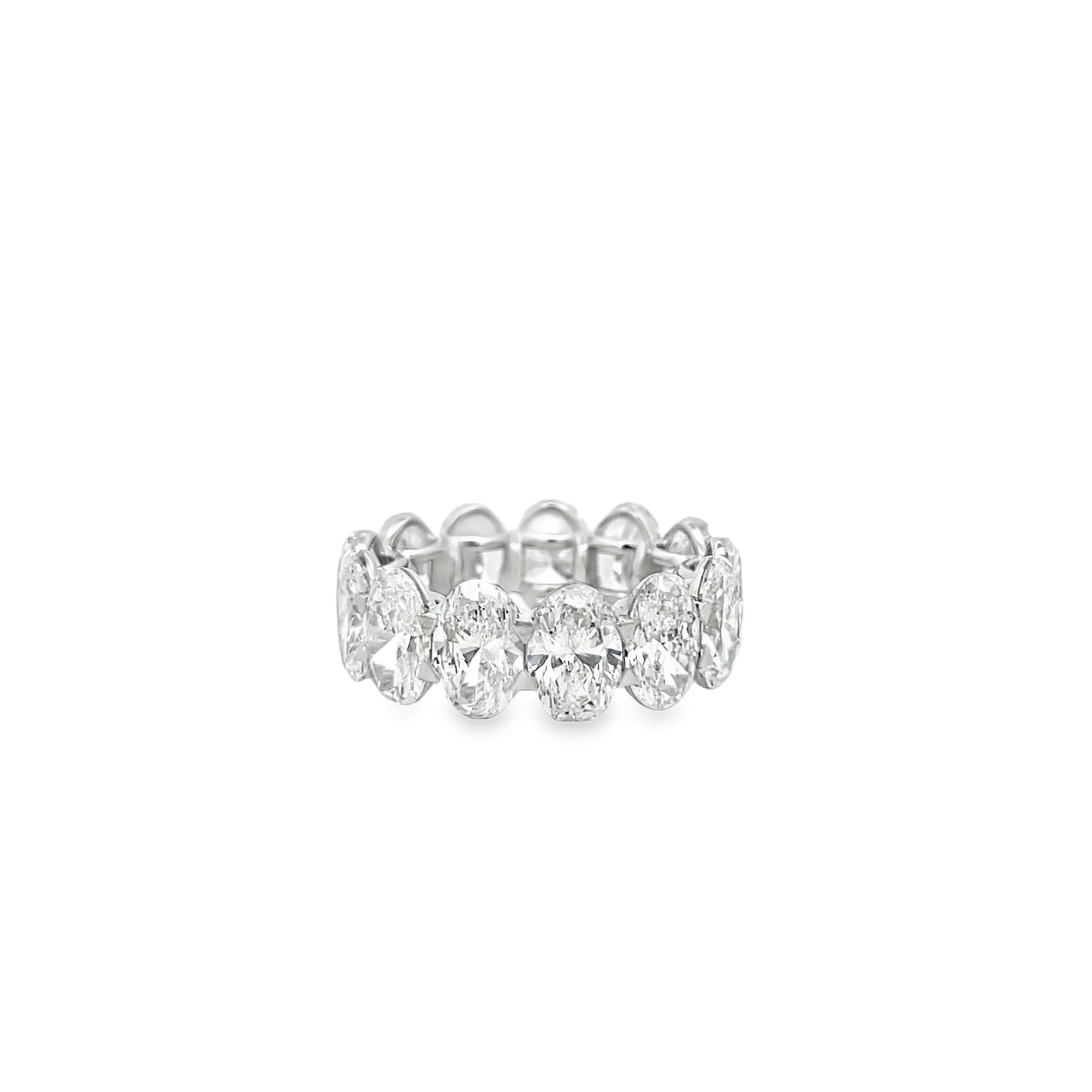 14Kt Oval Eternity Band Wedding Band