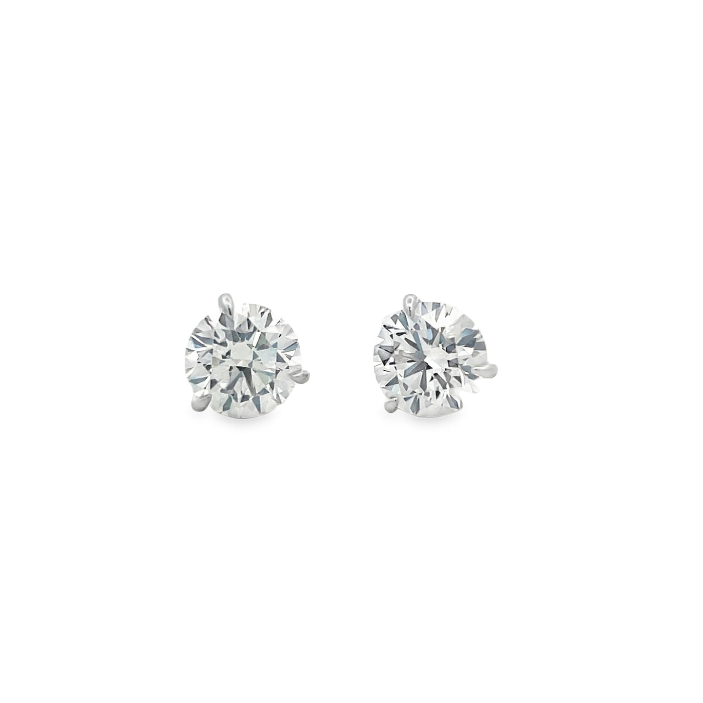14Kt WG Diamond Stud Earrings
