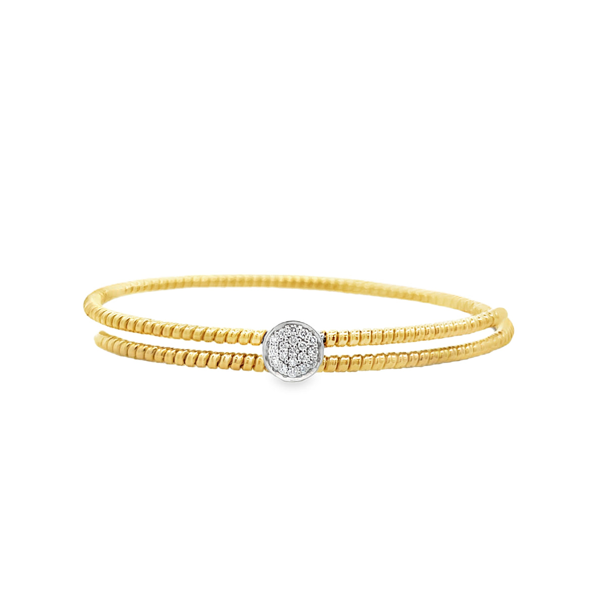 18Kt Bypass Diamond Bracelet