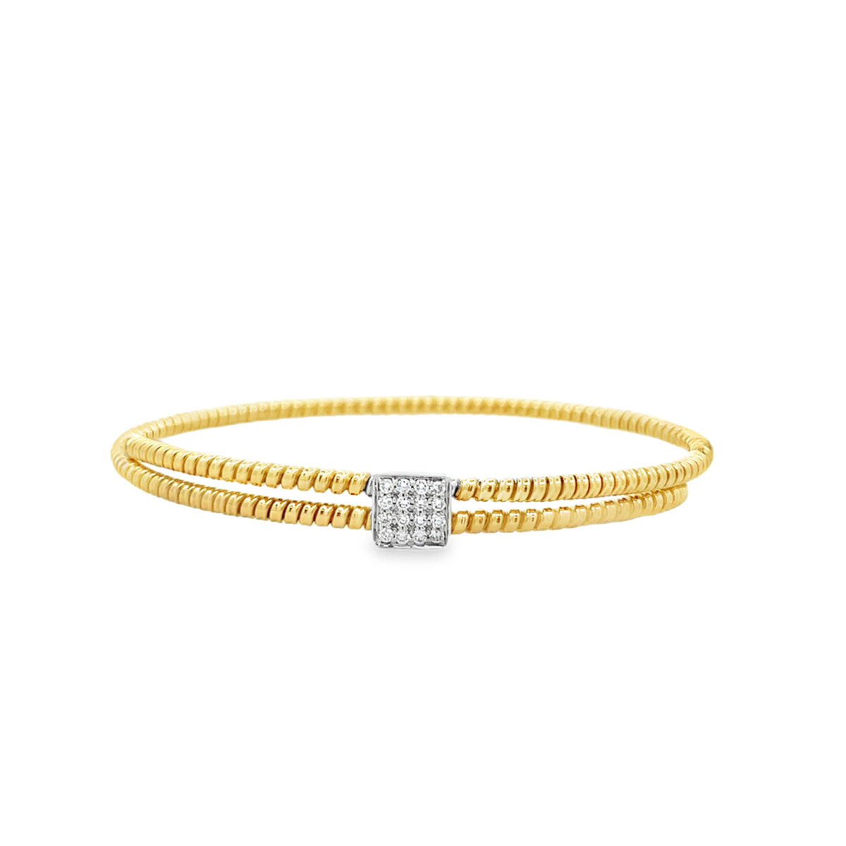 18Kt Bypass Diamond Bracelet