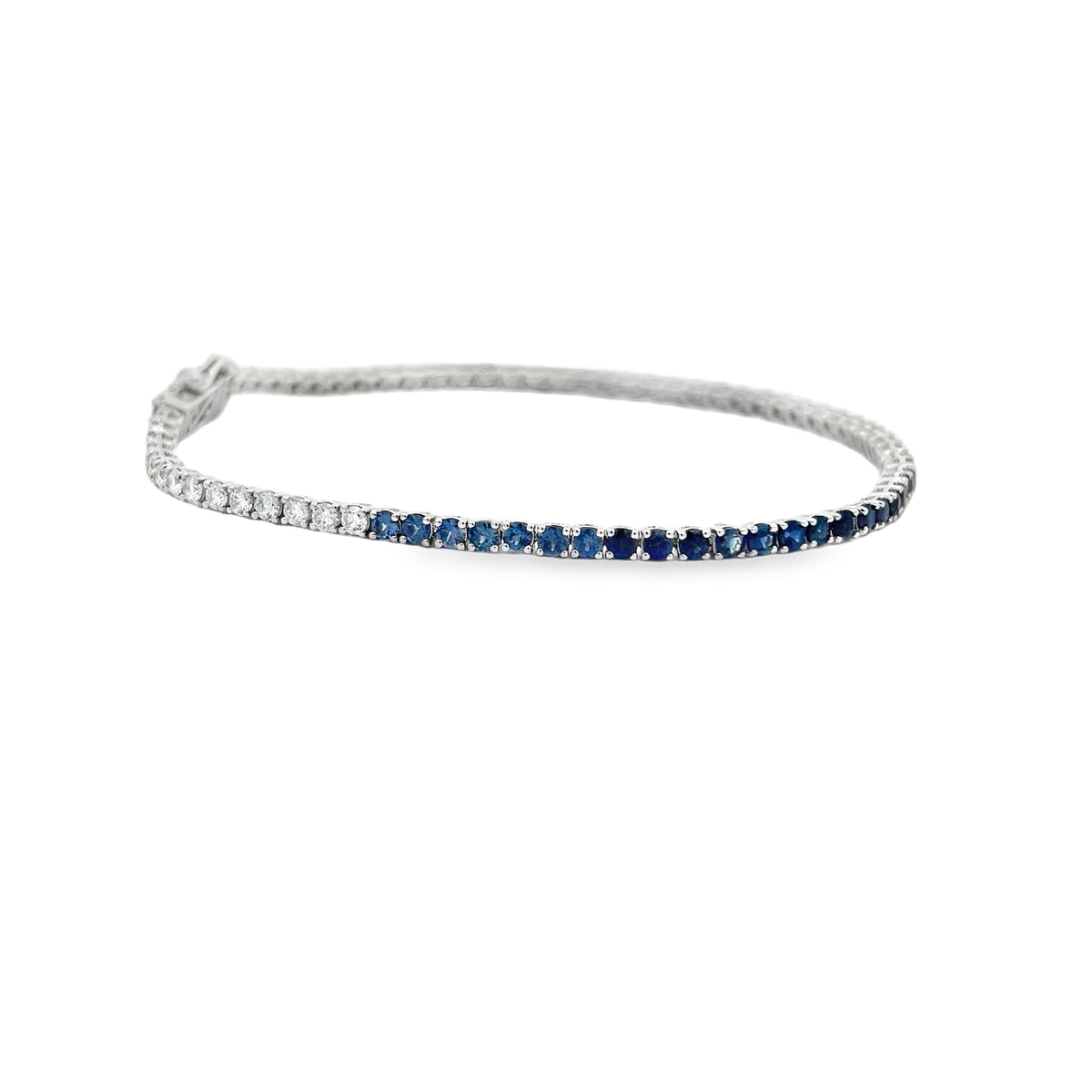 18Kt Rainbow Tennis Bracelet