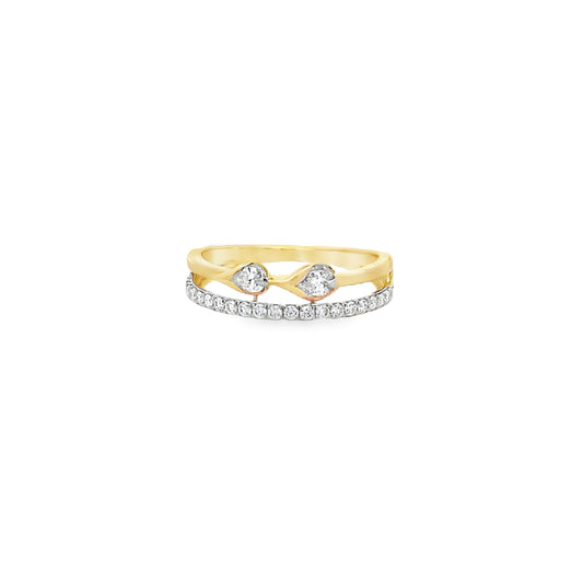 14Kt Diamond Wrap Fashion Ring