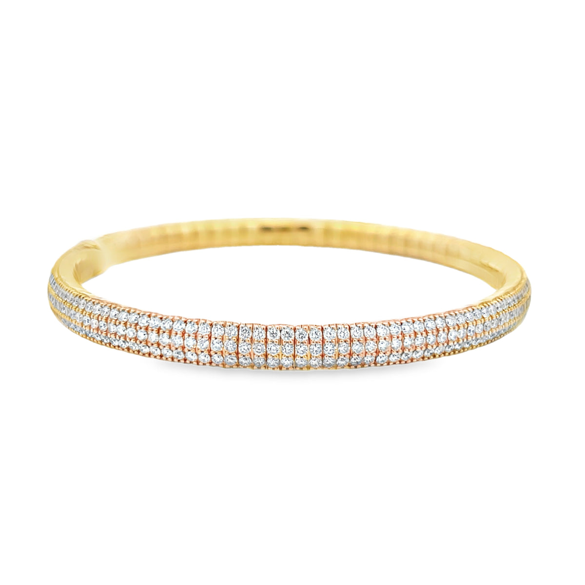 14Kt Stretchy Diamond Bracelet