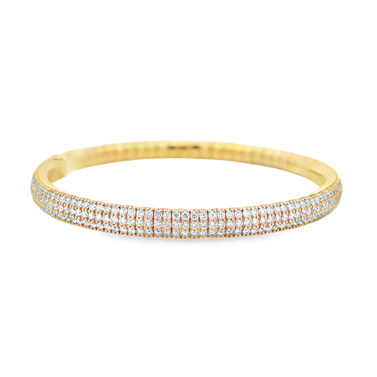 14Kt Stretchy Diamond Bracelet