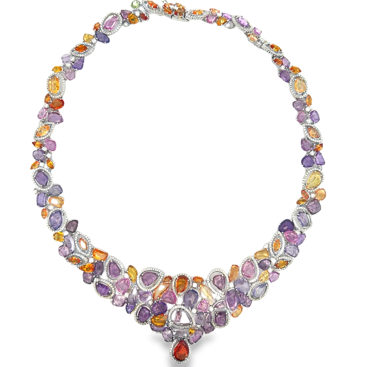 18Kt Various Shapes Collar Necklace