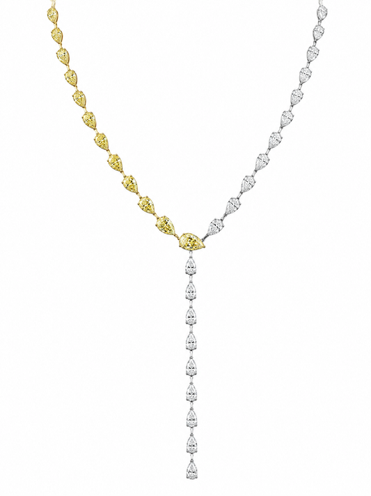 W&Y 14Kt Diamond Lariat Necklace