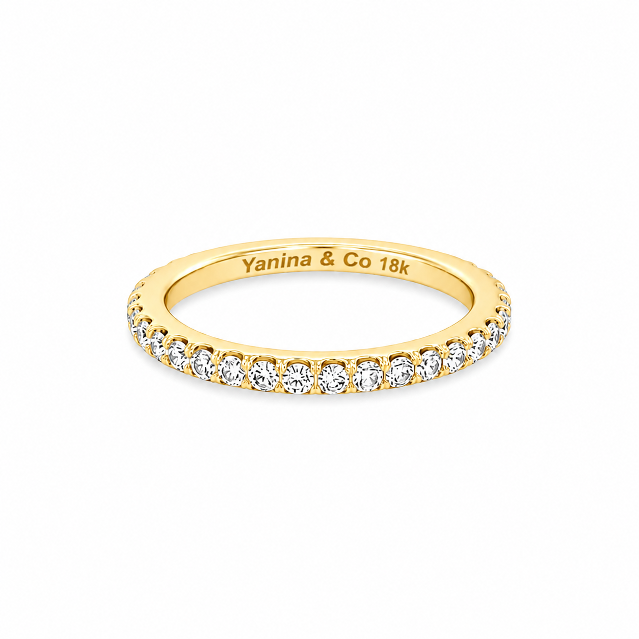 18Kt Gold Diamond Eternity Guard
