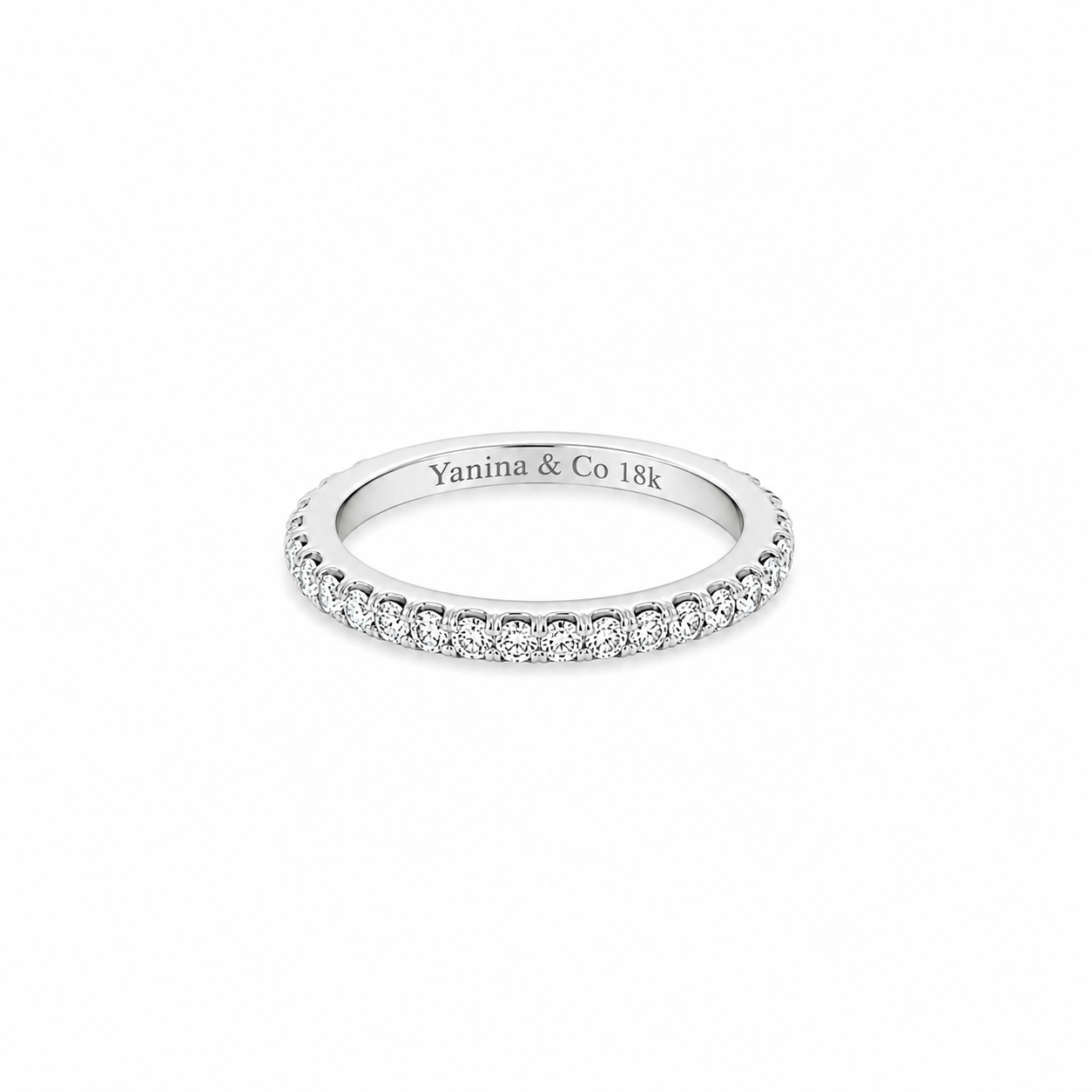 18Kt Gold Diamond Eternity Guard