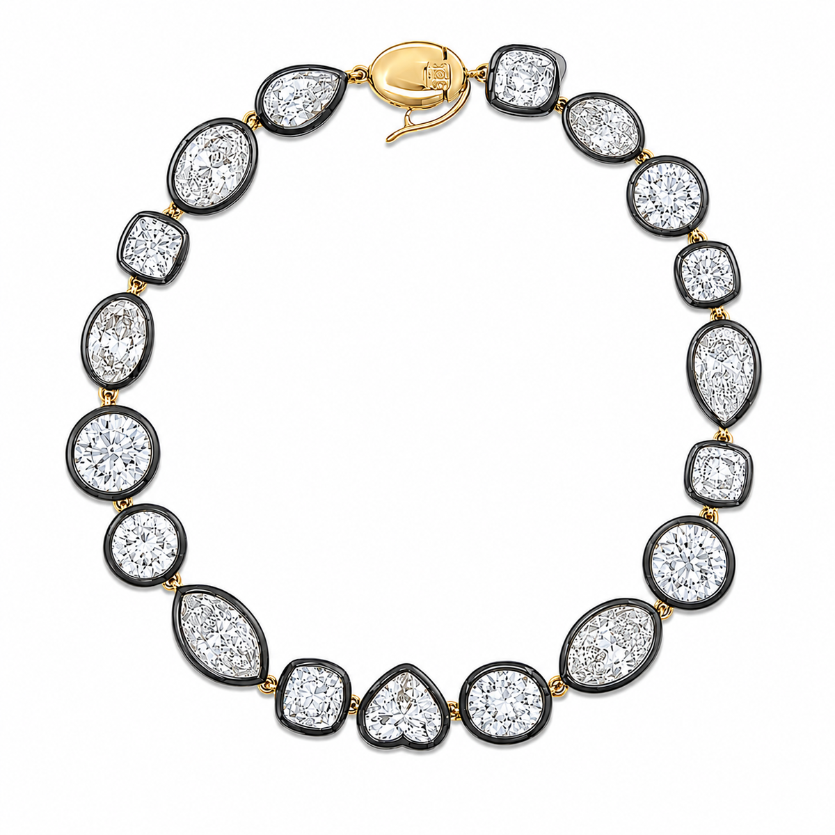 14Kt Diamond Geogian Bracelet